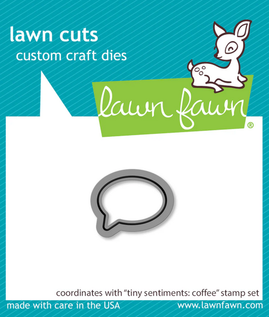 Lawn Fawn Tiny Sentiments: Coffee Bundle