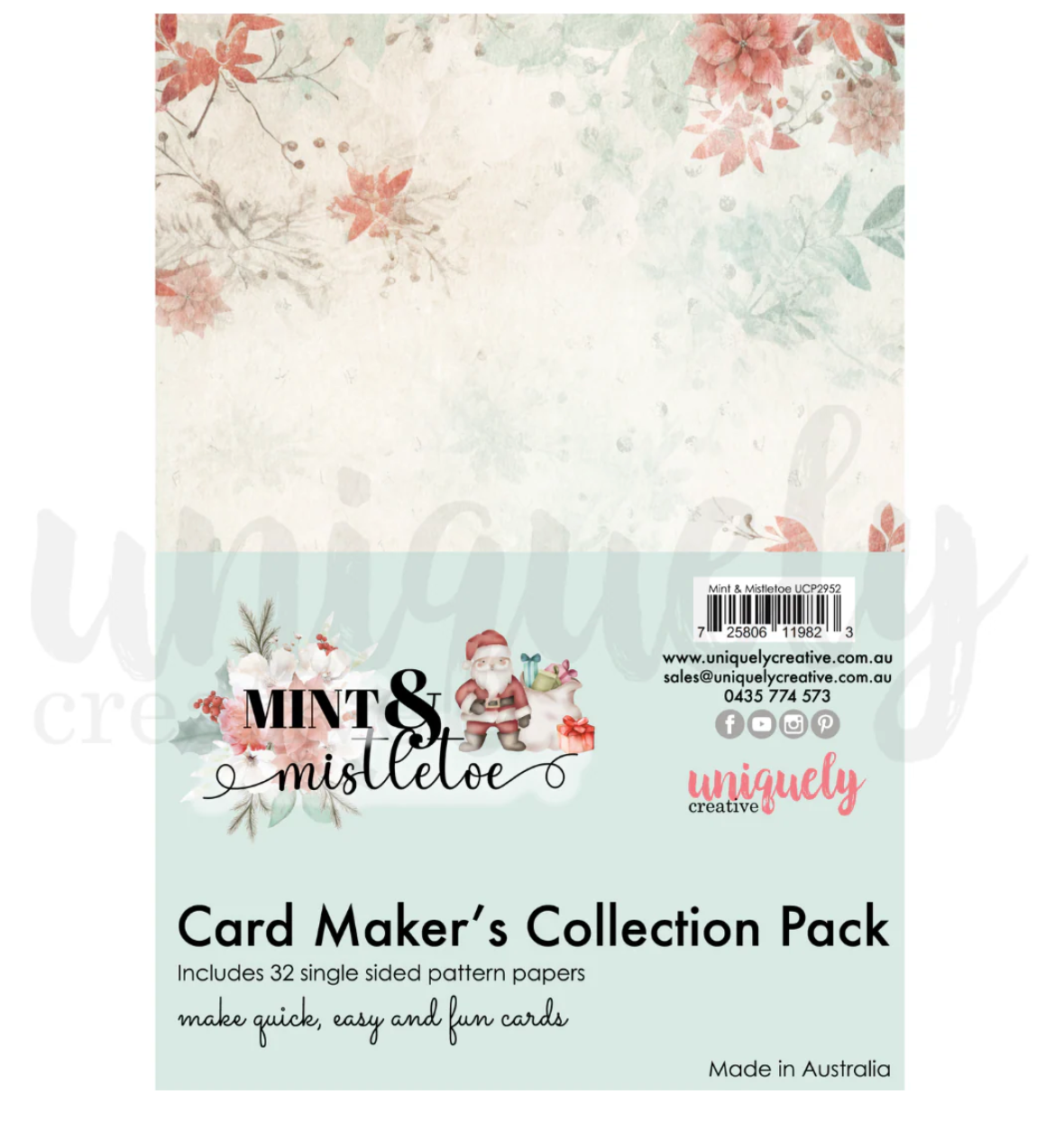 Uniquely Creative Mint & Mistletoe Card Bundle
