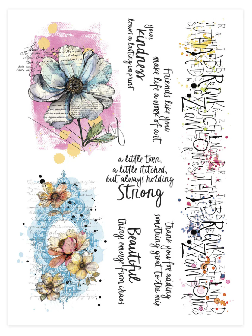 Spellbinders Beautifully Imperfect Rub-Ons