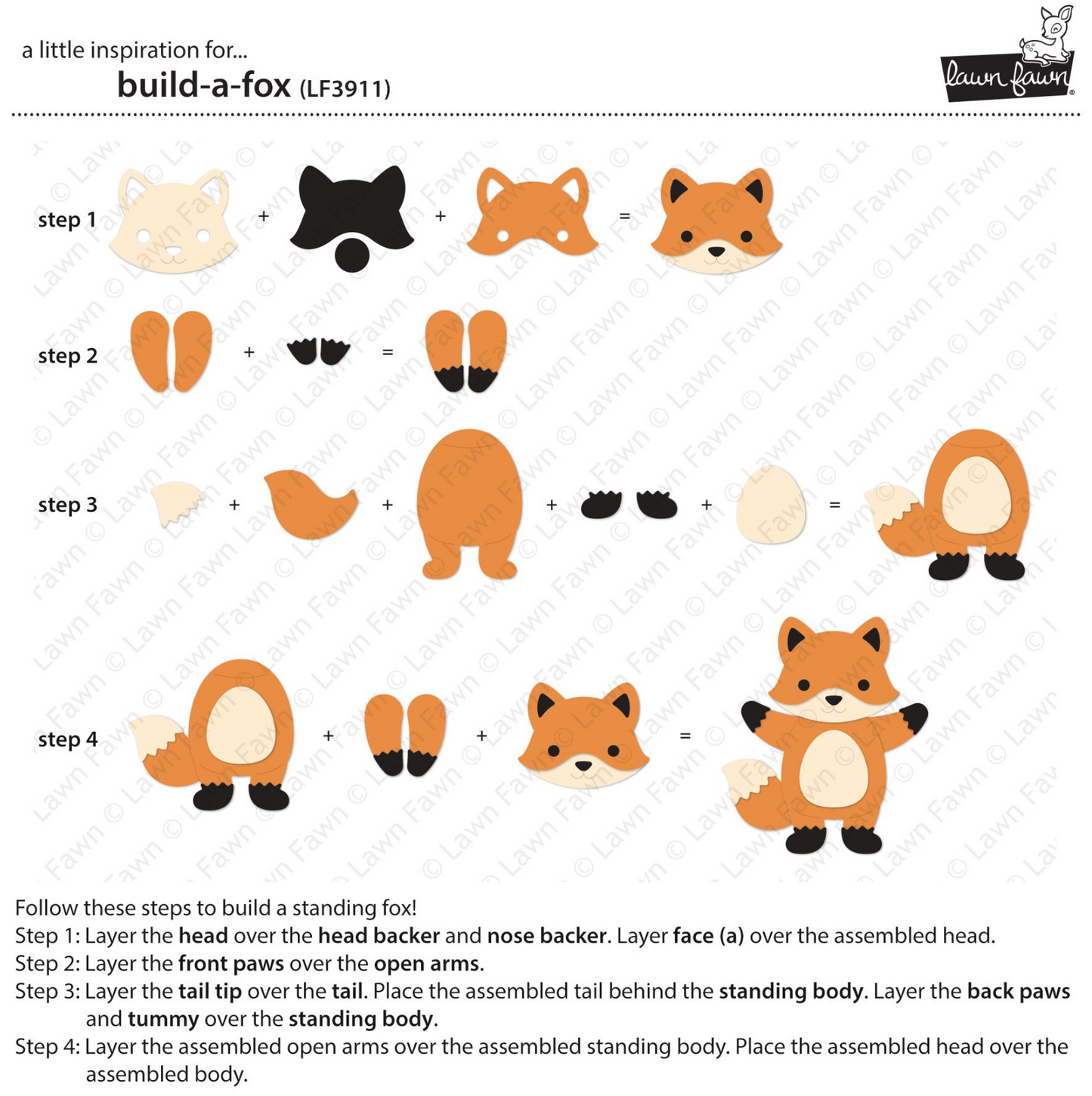 Lawn Fawn Build-A-Fox Dies