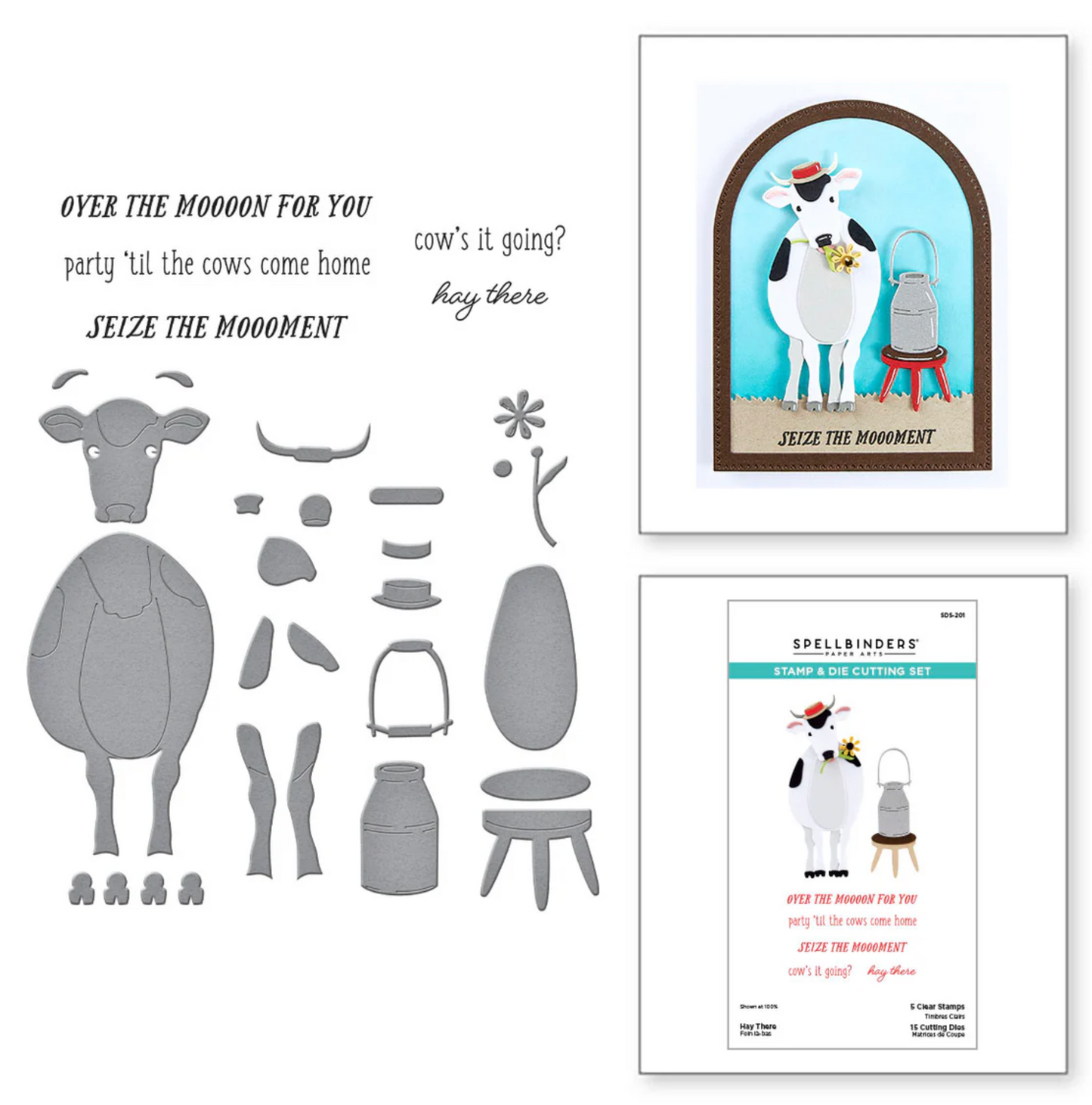 Hay There Card Kit Featuring Spellbinders Hay There Stamp & Die Set