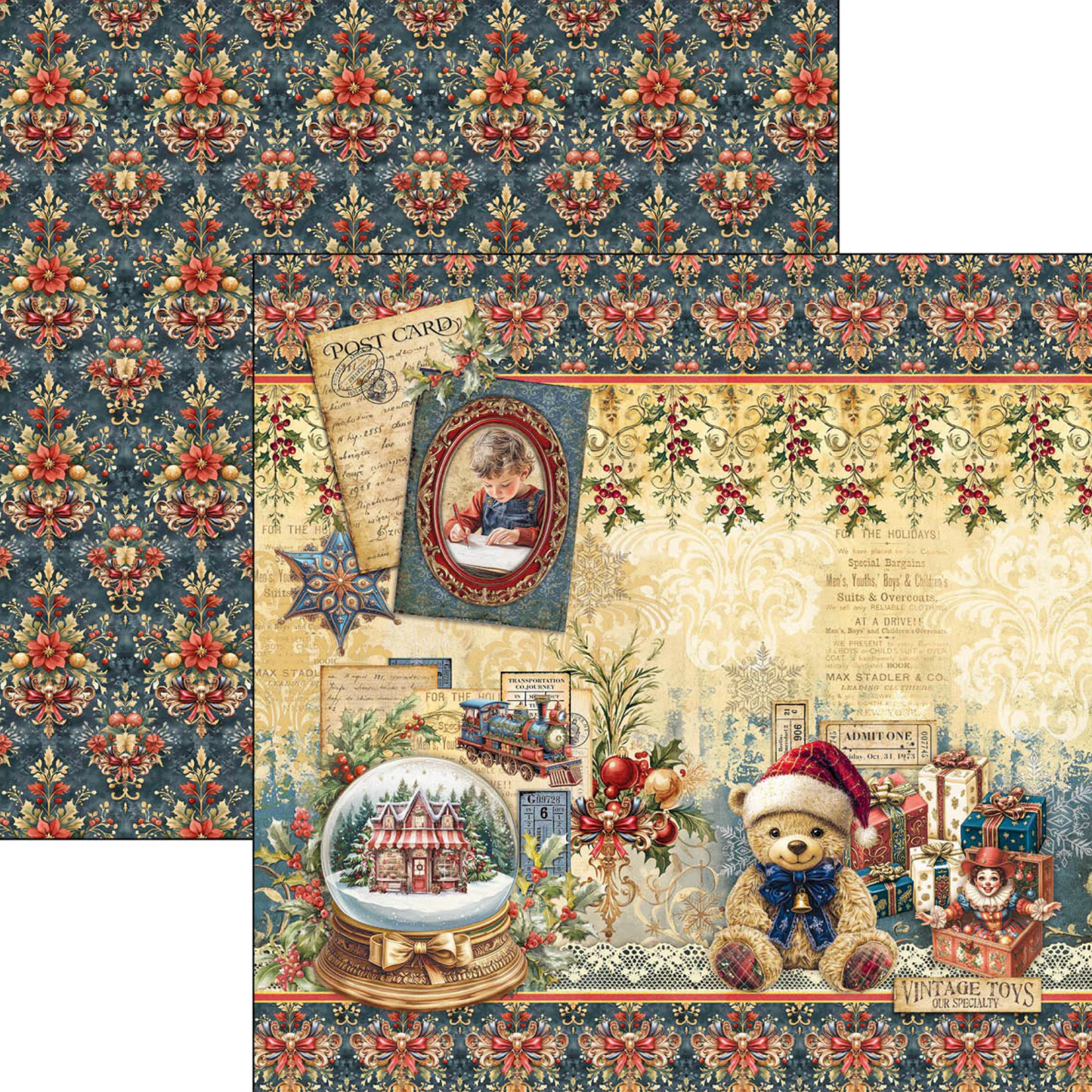 Ciao Bella Toy Shop Paper Pad 12"x12"