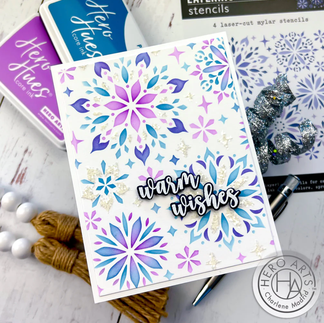 Hero Arts Hero Arts Color Layering Snowflake Stencils