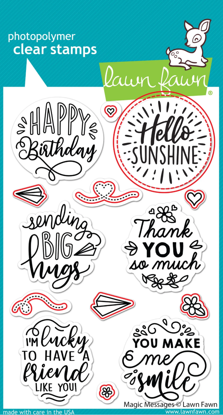 Lawn Fawn Magic Messages Dies