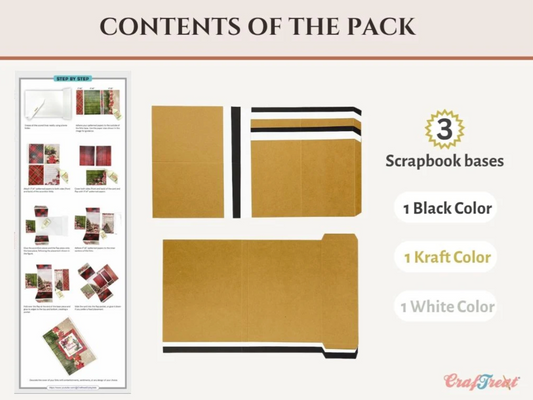 Craftreat Scrapbook Blank Quick Folio - Blissful