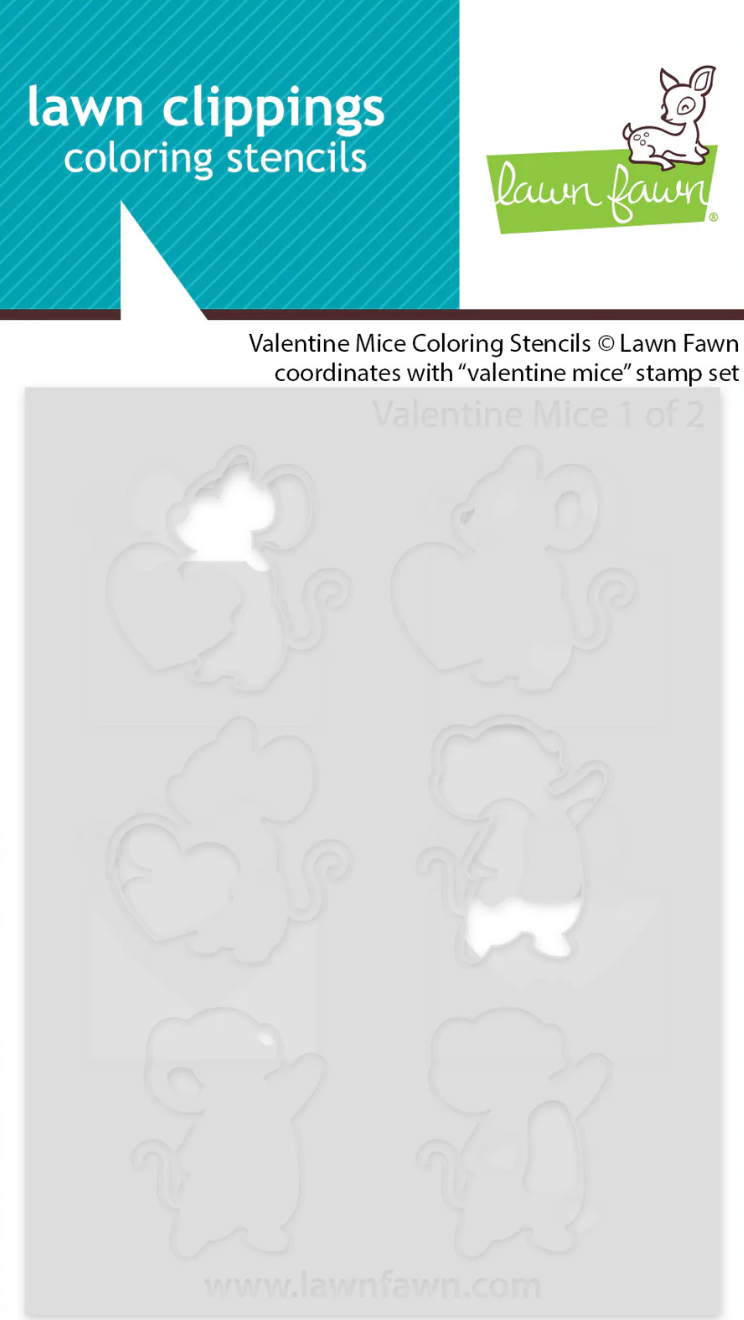 Lawn Fawn Valentine Mice Bundle
