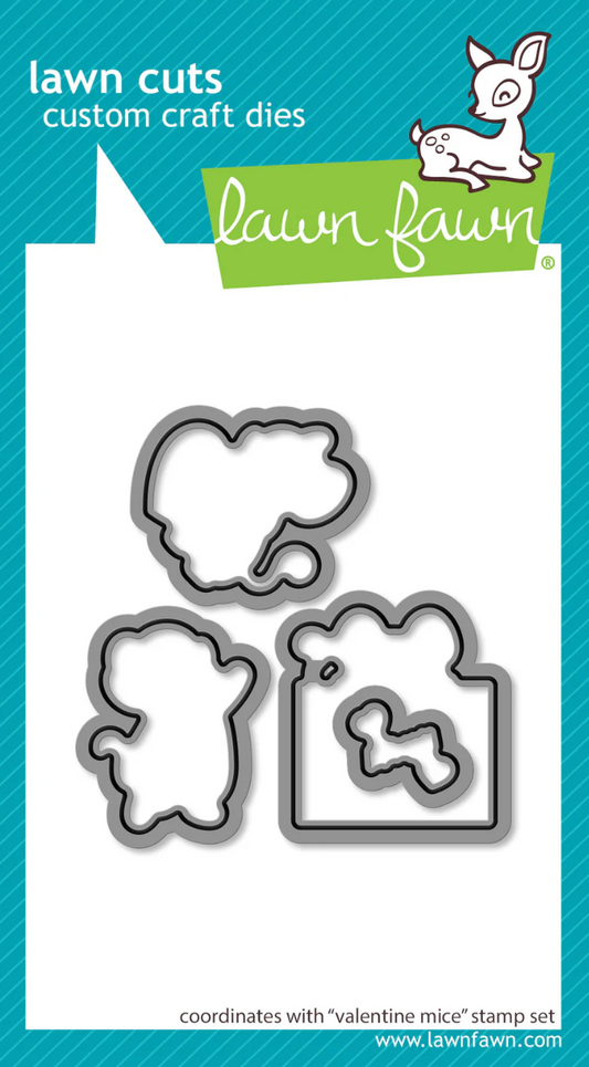 Lawn Fawn Valentine Mice Bundle