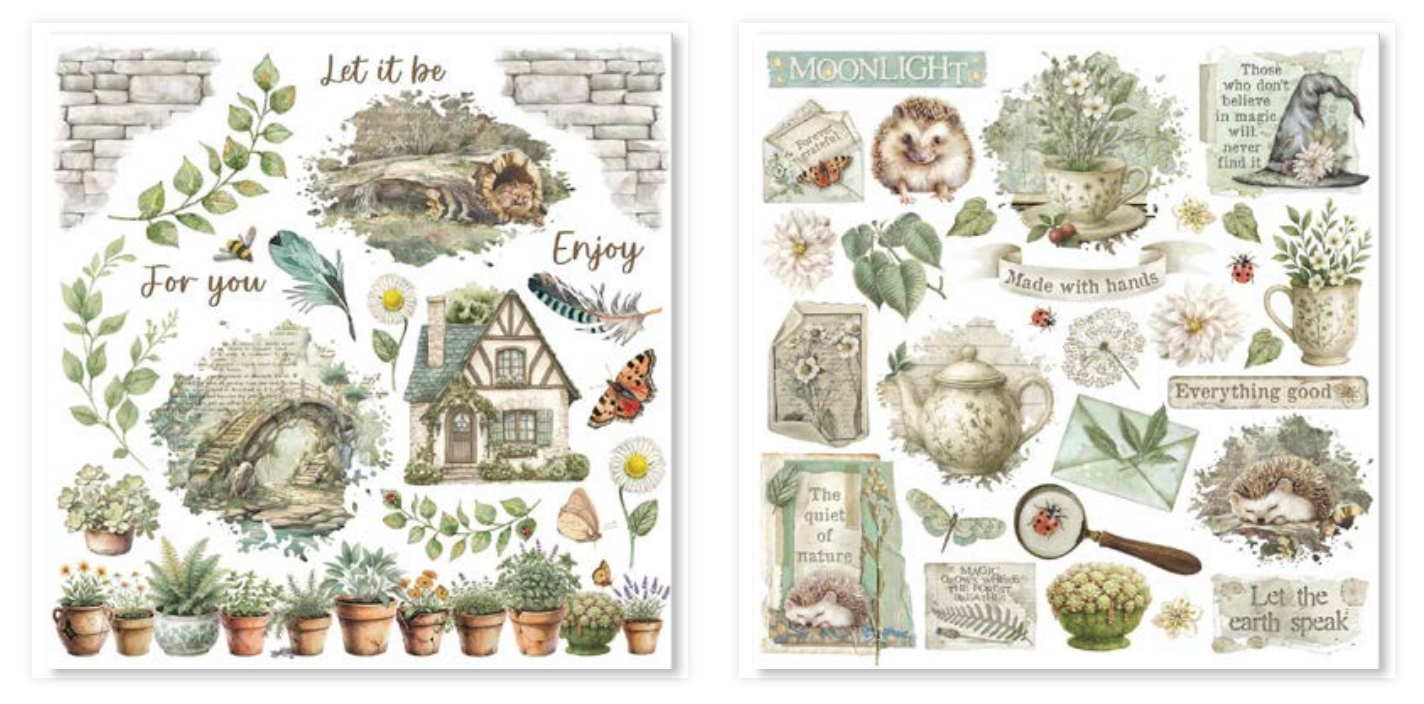 Stamperia Herbarium Silvae Junk Journal Bundle