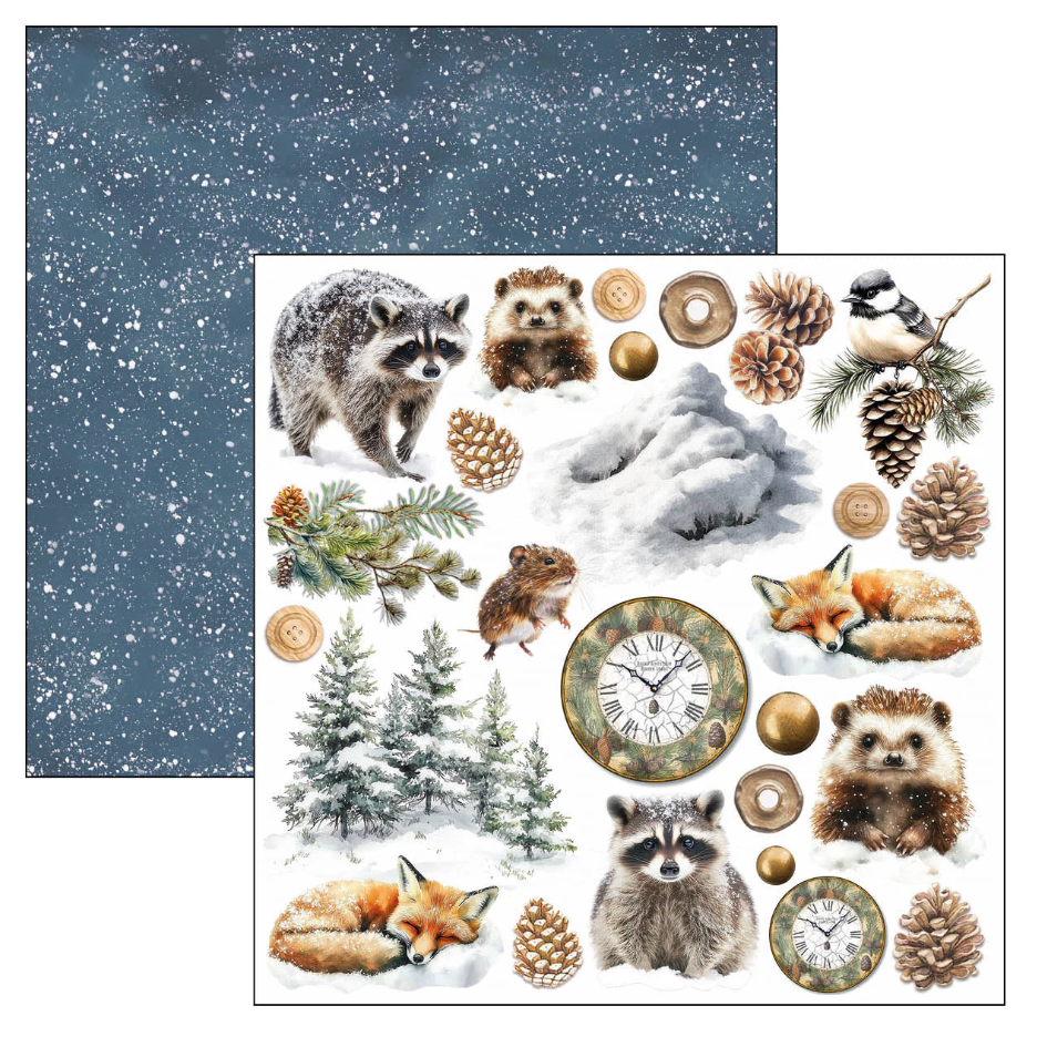 Ciao Bella Forest Tales Fussy Cut Pad 6"x6" 24/Pkg