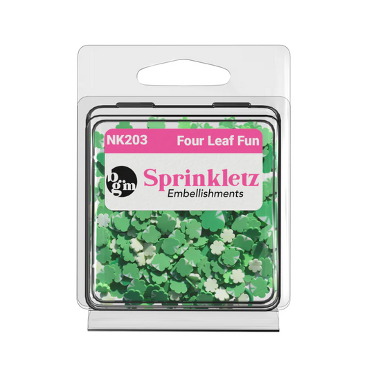Buttons Galore and More Sprinkletz Four Leaf Fun
