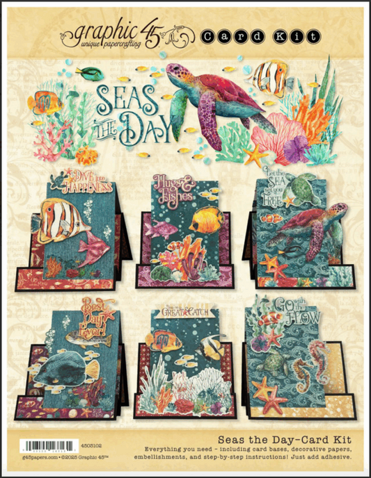 seas the day graphic 45 card kit insert panel