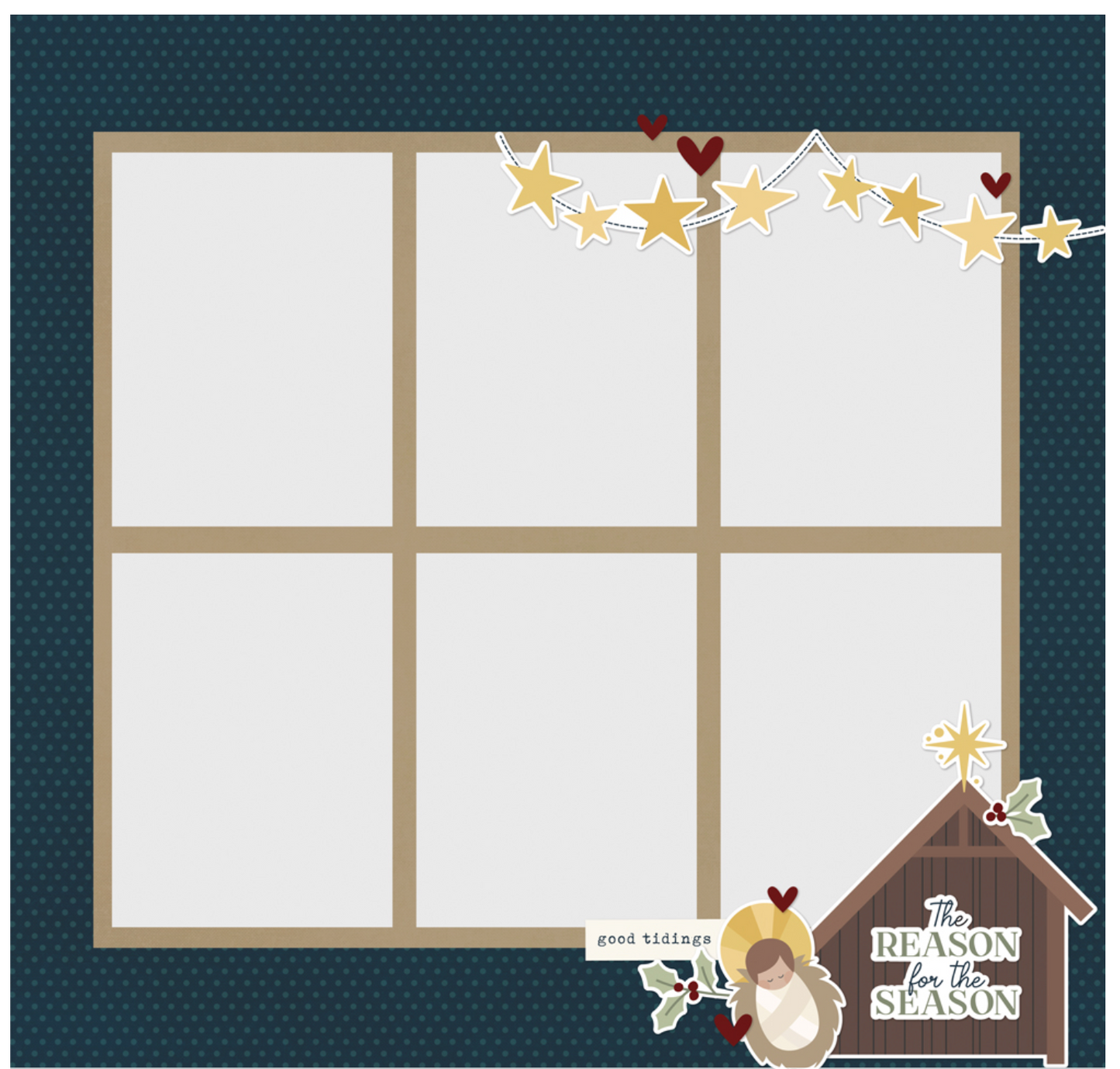 Silent Night - Simple Stories Page Pieces