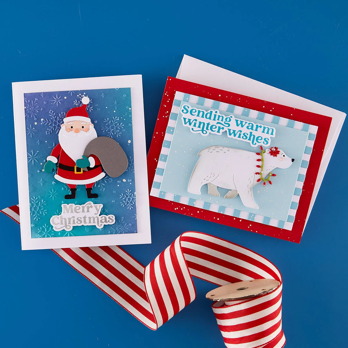 Spellbinders Joyful Christmas Sentiments Press + Foil Plate & Die Set by Simon Hurley