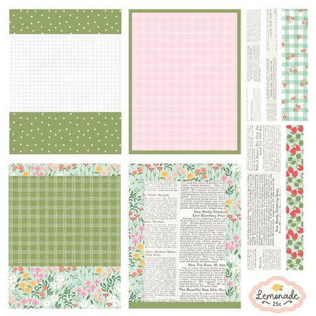 Simple Stoires Simple Cards Card Kit - Pink Lemonade