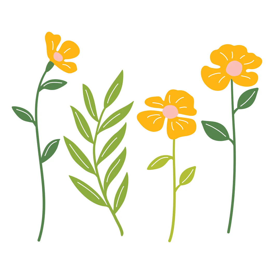floral etched dies for card making