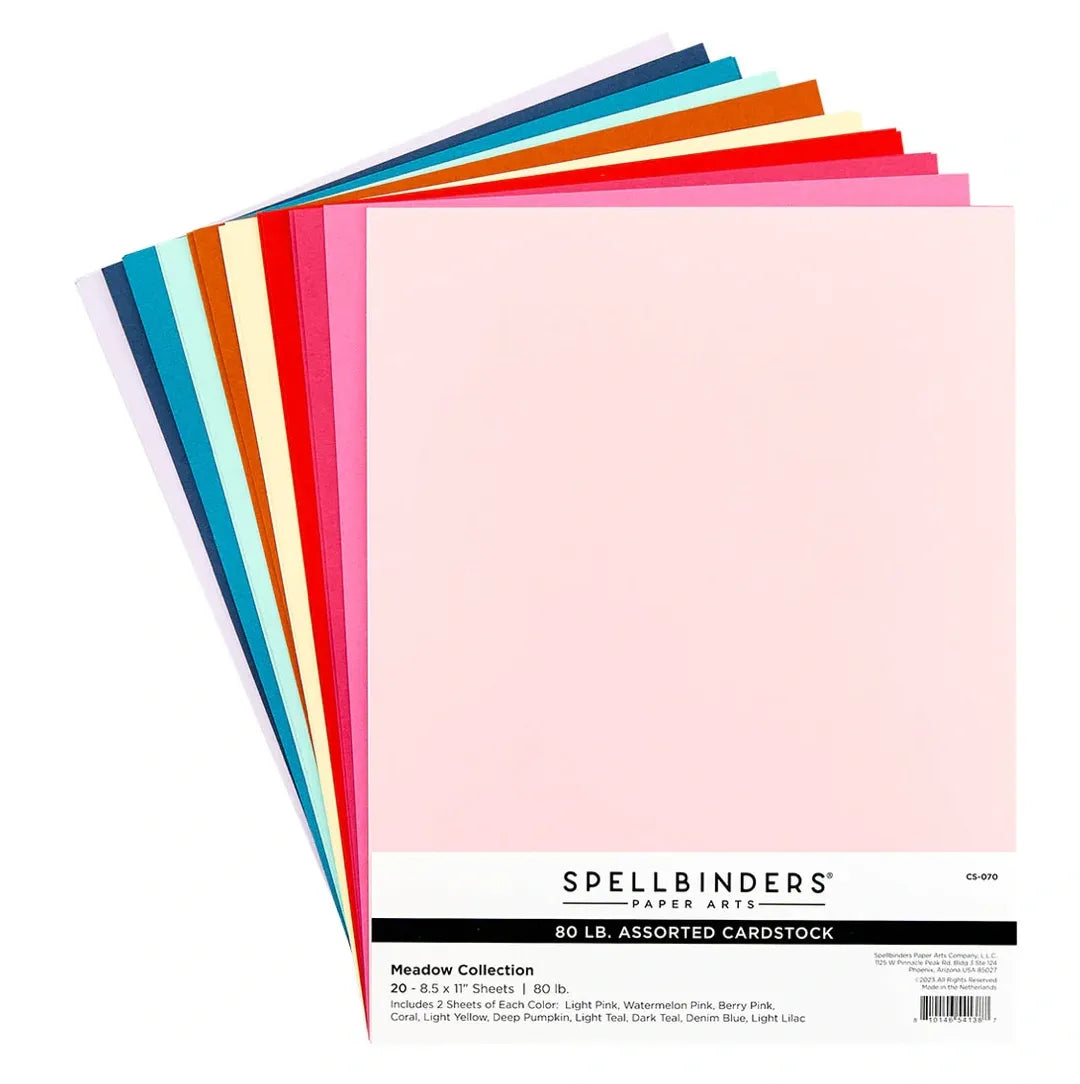 Spellbinders Meadow Collection 80lB. Cardstock Pack