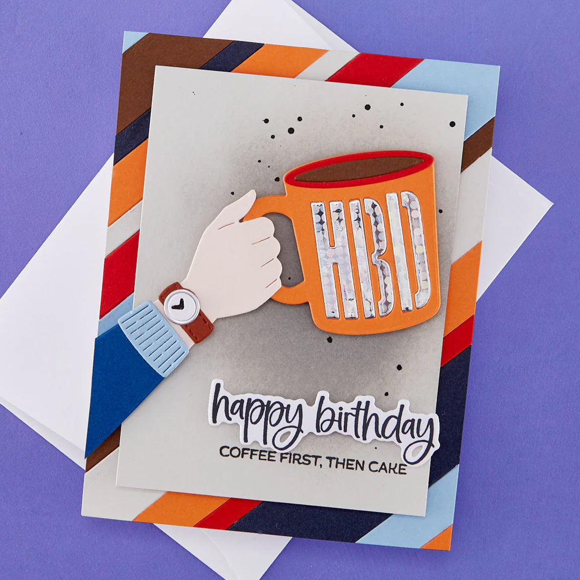 Happy Birthday masculine Mug Card