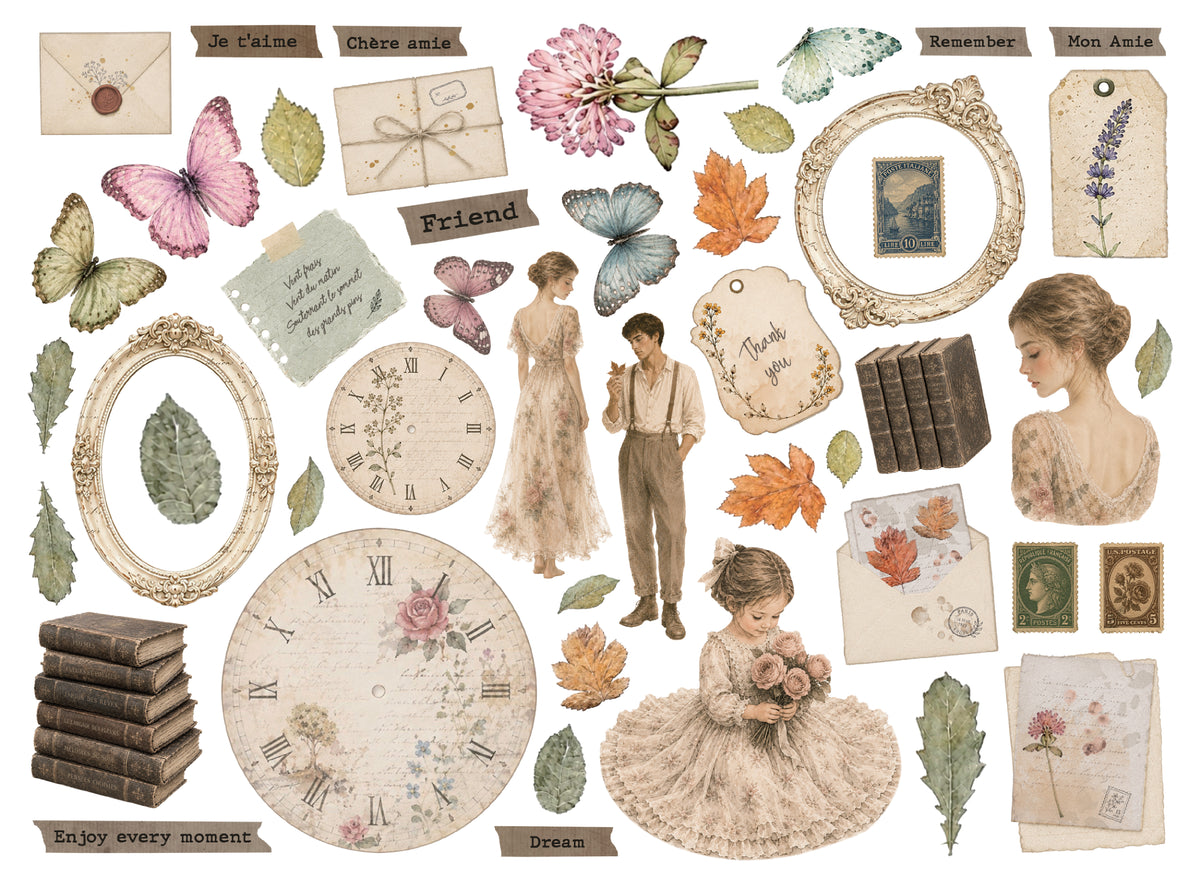 Stamperia Flowers and Poems Die Cuts