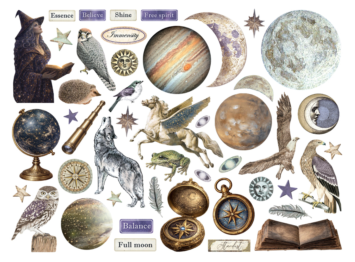 Stamperia Cosmos Die Cuts
