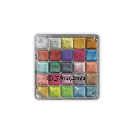 Stamperia Metallic Water Colours Paint Set