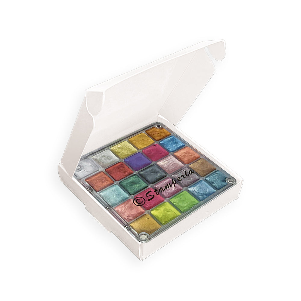 Stamperia Metallic Water Colours Paint Set