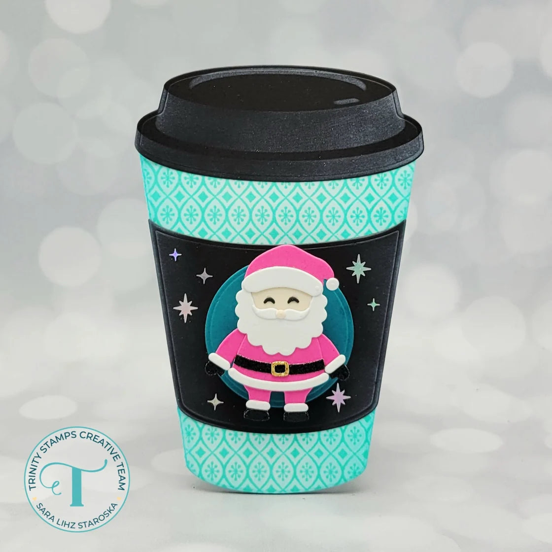 Trinity Stamps Take-Out Coffee Cup Shaped Card Die Set