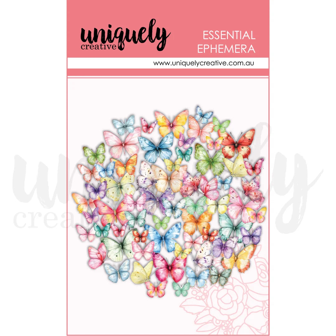 Uniquely Creative Colourful Butterflies Ephemera