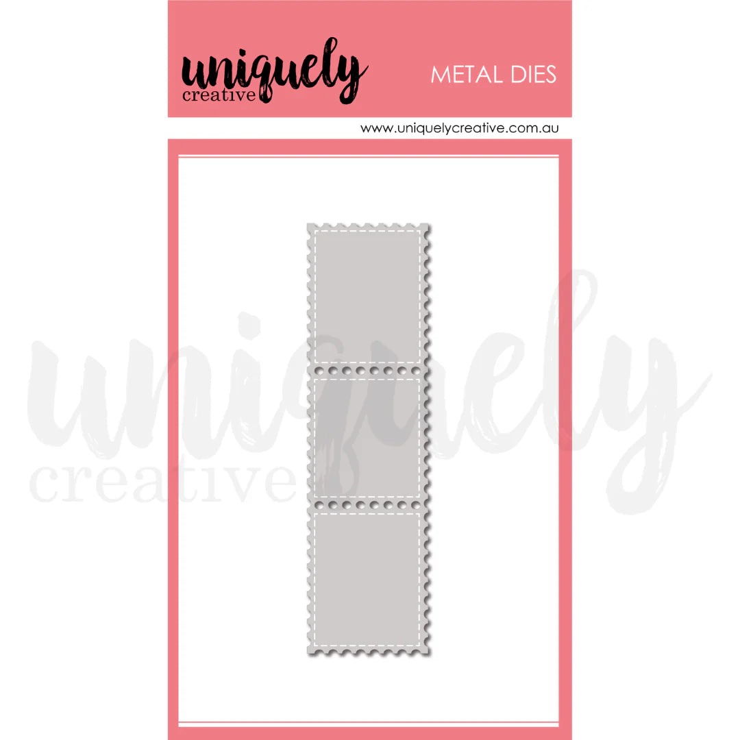 Uniquely Creative - Postage Stamp Strip Die Set