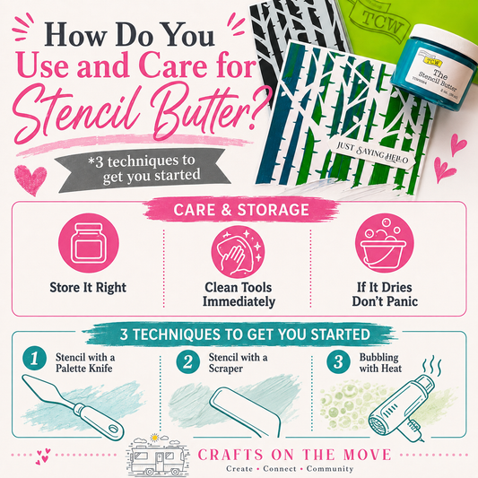 How do you Use and Care for Stencil Butter