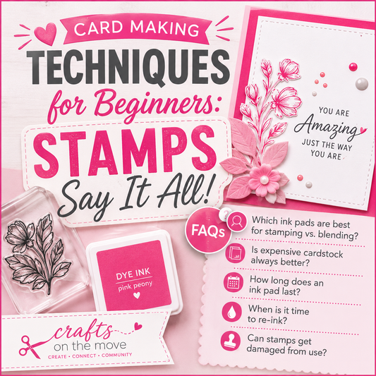 Infographic on Stamping Techniques for beginngers