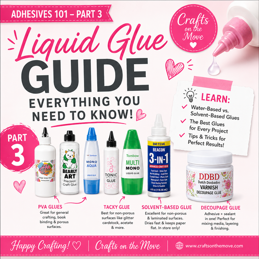Adhesives 101 for Card Makers, Part 3: The Best Liquid Glues — PVA, Tacky, Solvent, and Decoupage Explained