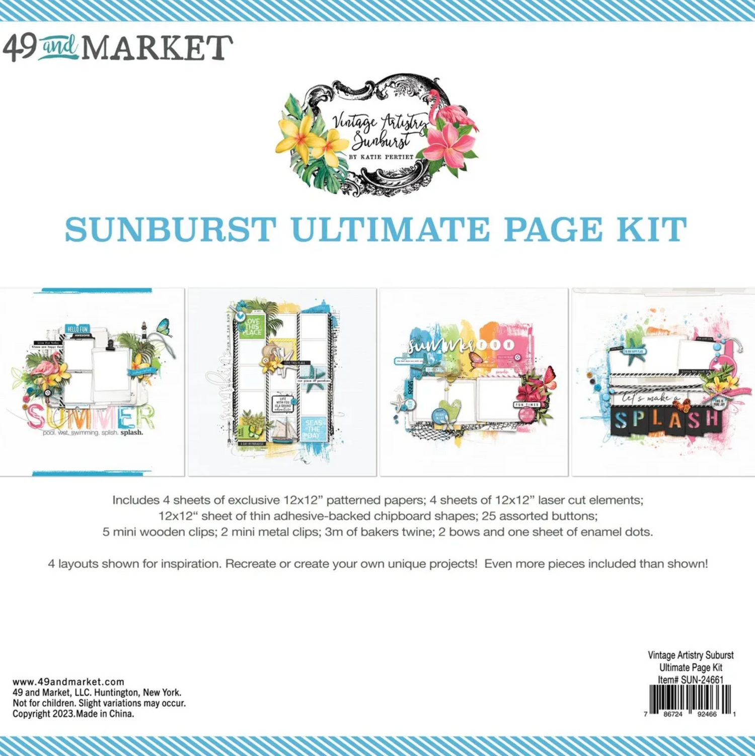 Scrapbook Layout Kits (single, double, & more)