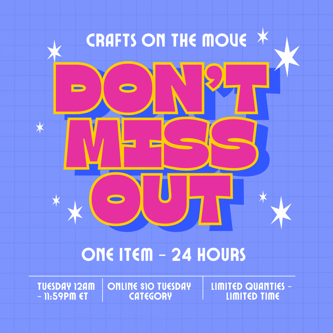 $10 Tuesday - Catch us next Tuesday!