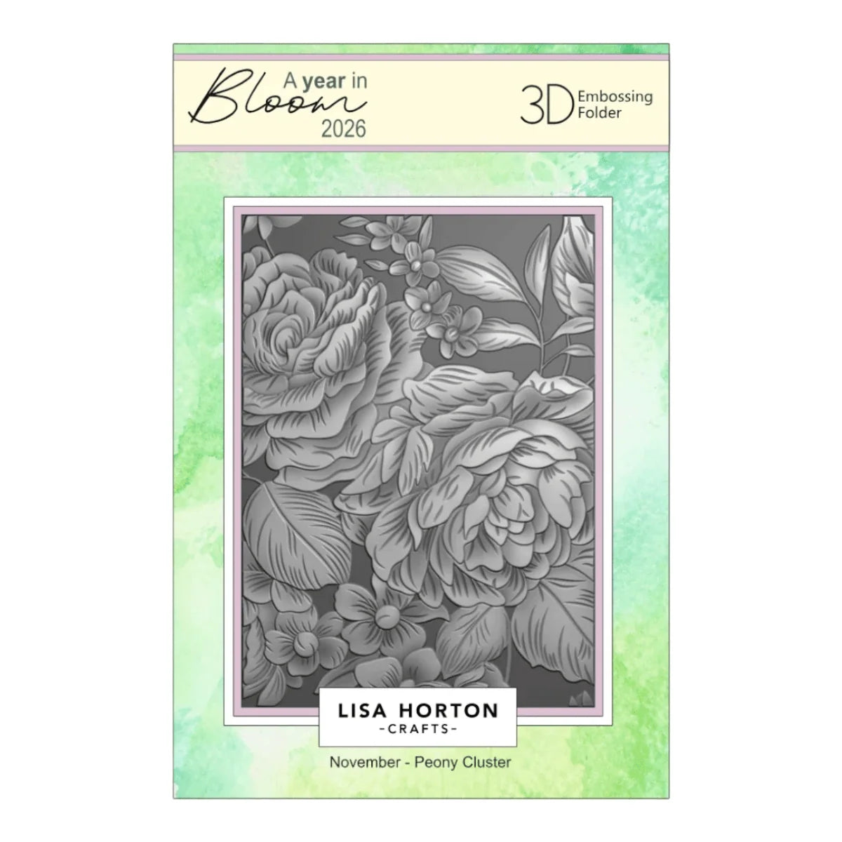 Lisa Horton Crafts A Year In Bloom Embossing Folder Collection - 2026