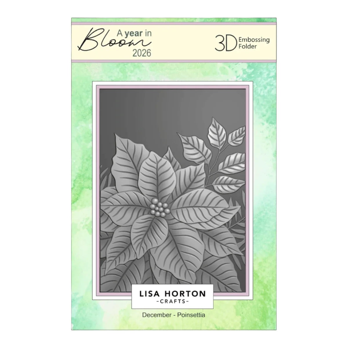 Lisa Horton Crafts A Year In Bloom Embossing Folder Collection - 2026