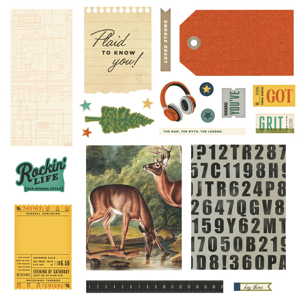 Simple Stories Rustic Legend Simple Cards Card Kit