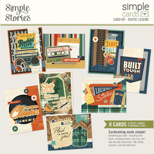 Simple Stories Rustic Legend Simple Cards Card Kit