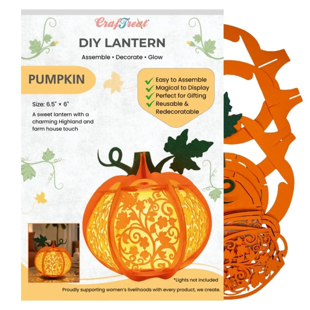 CrafTreat DIY Lantern - Pumpkin