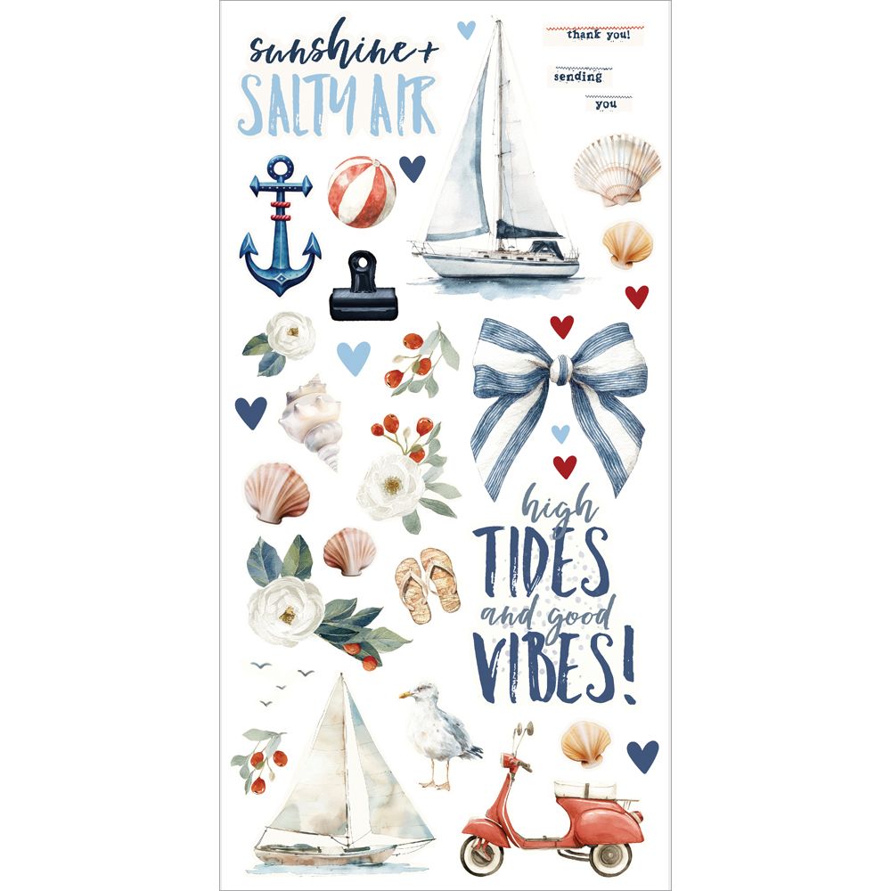 Simple Stories Simple Cards Card Kit - SImple Vintage Sand and Sea