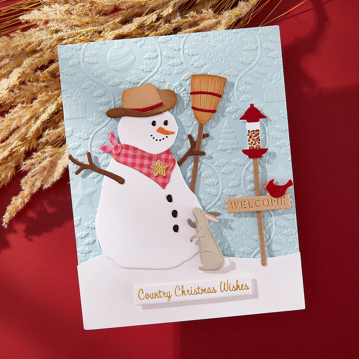 Spellbinders Country Snowman Etched Dies
