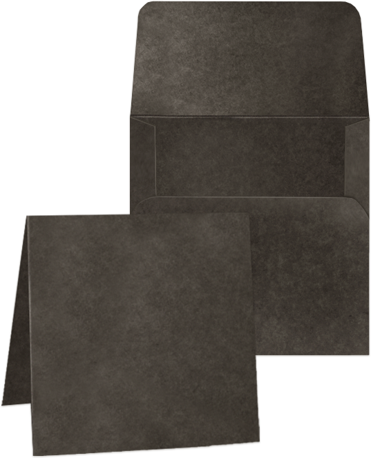 Graphic 45 square black card and envelope