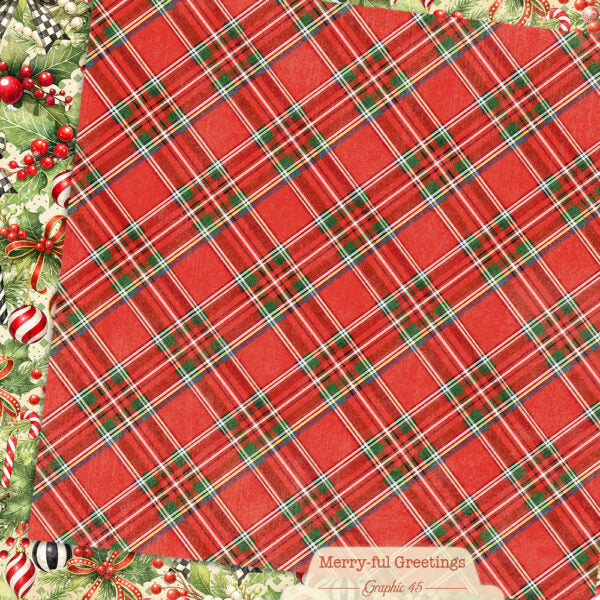 Graphic 45 Merry-ful Greetings 12×12 Collection Pack