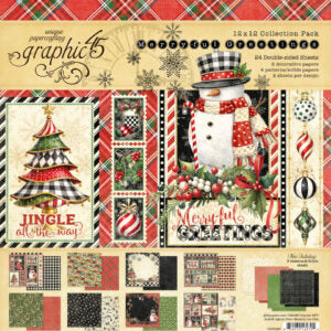 Graphic 45 Merry-ful Greetings 12×12 Collection Pack