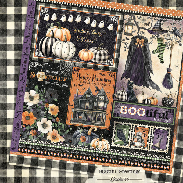 Graphic 45 BOOtiful Greetings 12×12 Collection Pack