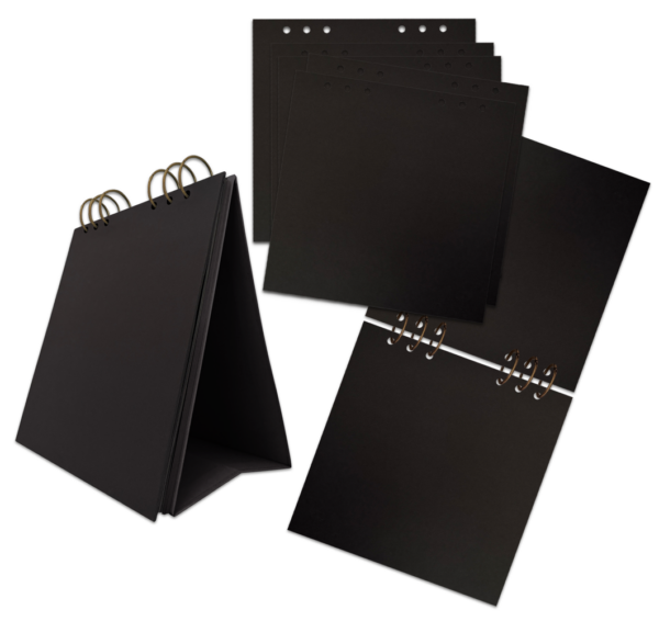 Graphic 45 8×8 Easel Art Album — Black