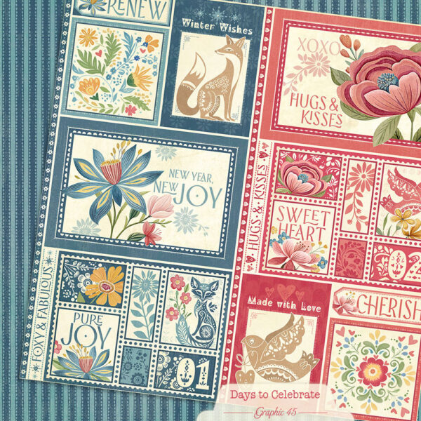 Graphic 45 Days to Celebrate 12×12 Collection Pack
