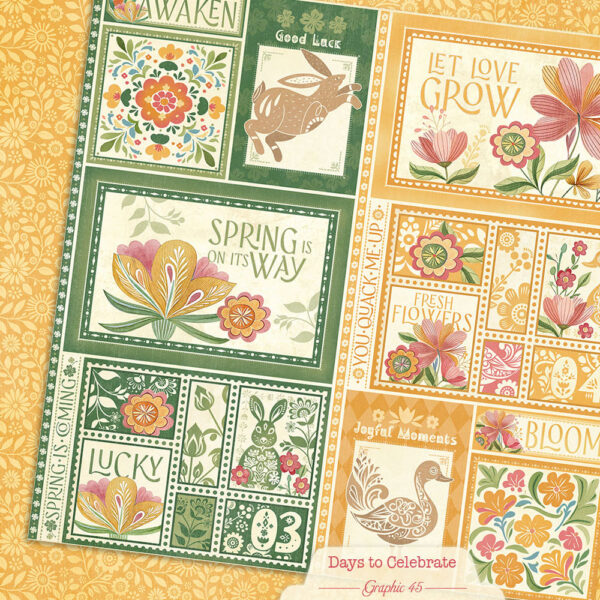 Graphic 45 Days to Celebrate 12×12 Collection Pack
