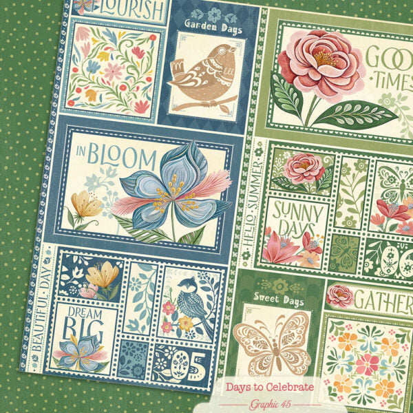 Graphic 45 Days to Celebrate 12×12 Collection Pack
