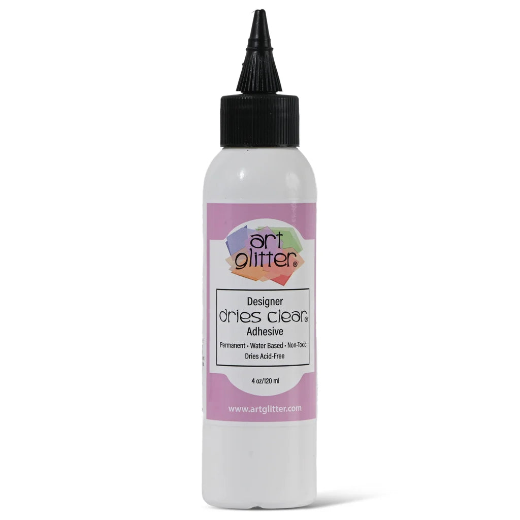 Art Glitter Glue Designer Dries Clear Freeze/Thaw Stable Adhesive Glue Refill