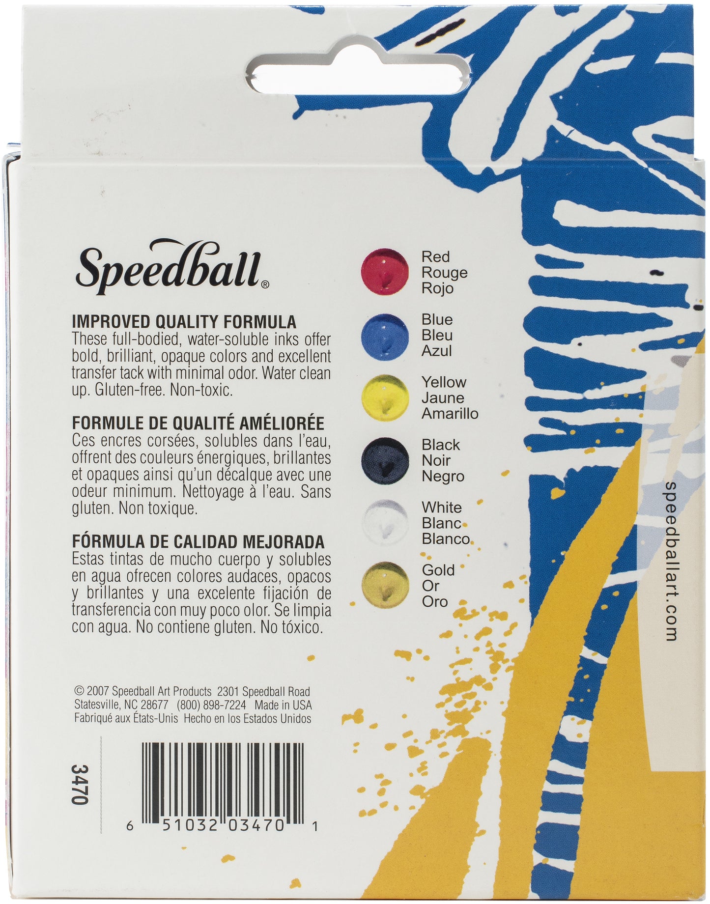 Speedball Block Ink Set